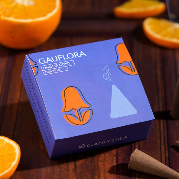 Dhoop Cone – Orange