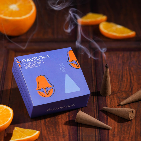 Dhoop Cone – Orange