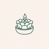 Flower candle